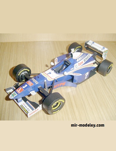 №16650 - Williams FW19 (PKAA) из бумаги