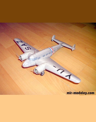 №17011 - Lockheed Electra 10 Aeroput u 48 (Gary Pilsworth - Deksiko) из бумаги