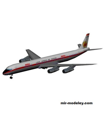 №17087 - DC8 Iberia (Gary Pilsworth) из бумаги