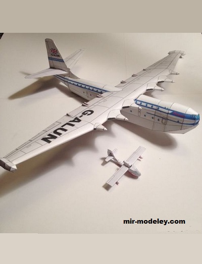 №17062 - SR-45 Saunders-Roe Princess (Gary Pilsworth) из бумаги