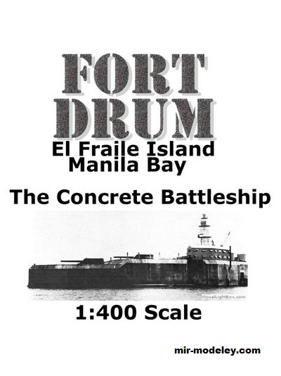 №17080 - Fort Drum - El Fraile Island Manila Bay (Gary Pilsworth) из бумаги