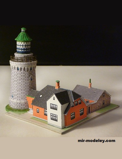 №17041 - Маяк Хаммерен / Hammeren Fyr på Bornholm (Gunnar Sillén) из бумаги