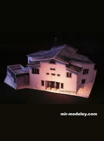 №17034 - Вилла-студия Niord 24 в Юрсхольме (Gunnar Sillén) из бумаги