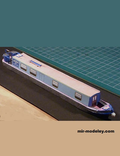 №17035 - Прогулочный катер Rousham [Gunnar Sillén] из бумаги