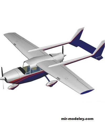 №17103 - Cessna 336 Skymaster (Gary Pilsworth) из бумаги