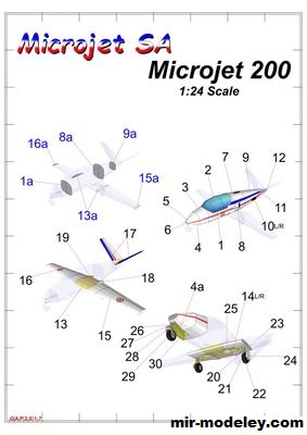 №17099 - Microjet 200 (Gary Pilsworth) из бумаги