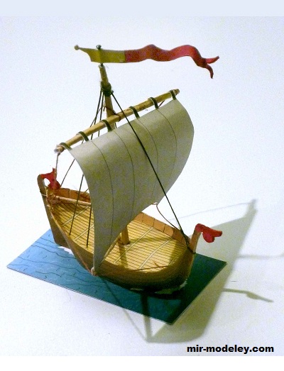 №17048 - Парусник / FIDESKEPPET (Gunnar Sillén) из бумаги