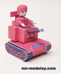 №17199 - Advance Wars Orange Star Anti-Air (Ninjatoes) из бумаги