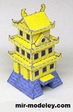 №17165 - Advance Wars Yellow Comet Headquarters (Ninjatoes) из бумаги