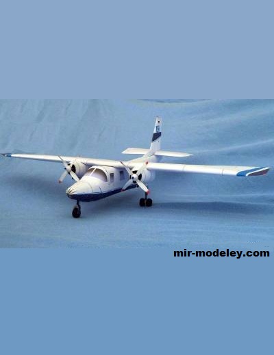 №17138 - Britten-Norman BN-2 Islander (Bob's Card Models) из бумаги