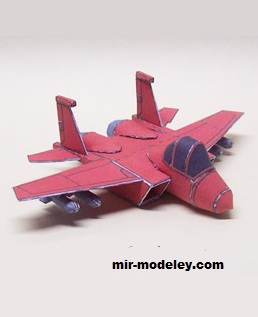 №17202 - Advance Wars Orange Star Fighter (Ninjatoes) из бумаги