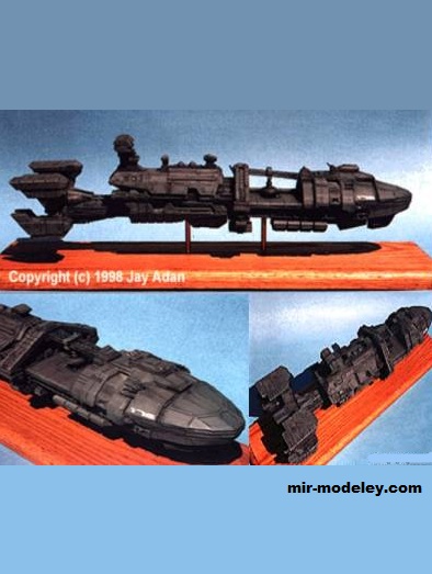 №17141 - Roger Young (Starship Troopers) из бумаги