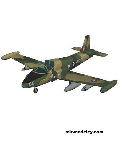 №17121 - B.A.C. Strikemaster (Gary Pilsworth) из бумаги
