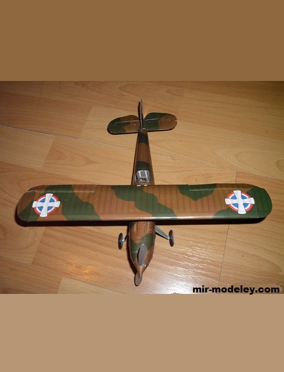 №17133 - Hawker Fury Royal Yugoslav Air Force (Перекрас WAK 5/2008) из бумаги