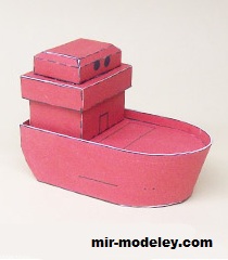 №17200 - Advance Wars Orange Star Lander (Ninjatoes) из бумаги