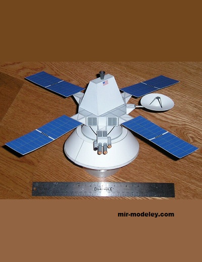 №17152 - Mars Viking Orbiter из бумаги