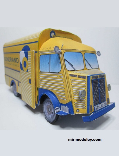 №17151 - Citroen HY Gondrand (Camille) из бумаги