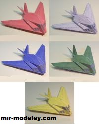 №17186 - Advance Wars Comet Stealth (Ninjatoes) из бумаги