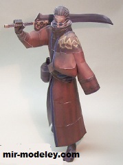 №17227 - Final Fantasy X Auron (Ninjatoes) из бумаги