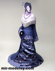 №17225 - Final Fantasy X Lulu (Ninjatoes) из бумаги
