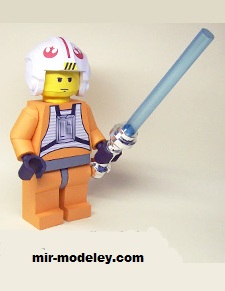 №17250 - LEGO Luke Skywalker (rebel pilot) (Ninjatoes) из бумаги