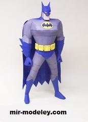 №17273 - The Animated Series Batman (Ninjatoes) из бумаги