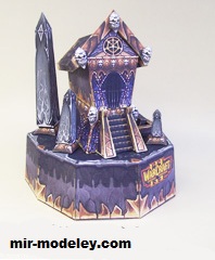 №17275 - WarCraft III Undead Graveyard (Ninjatoes) из бумаги