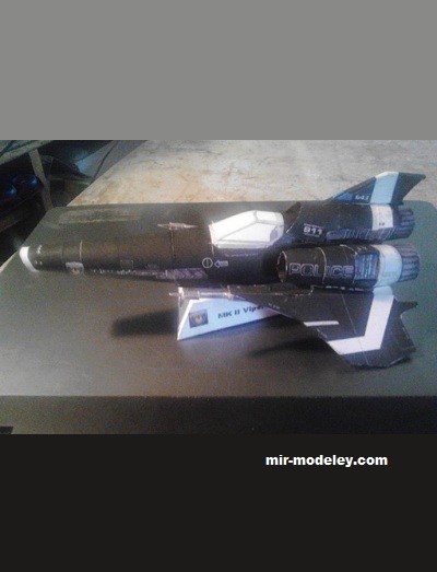 №17213 - Viper Mk.II Police (Перекрас Ninjatoes) из бумаги