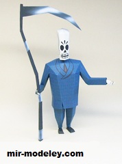 №17267 - Grim Fandango Manny Calavera (Ninjatoes) из бумаги