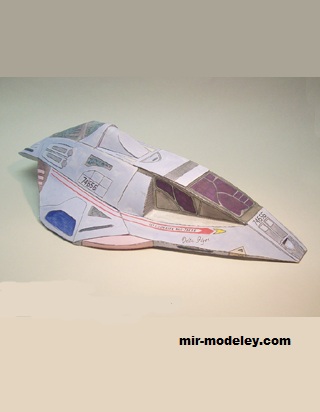 №17285 - Star Trek “Delta Flyer” (Ninjatoes) из бумаги