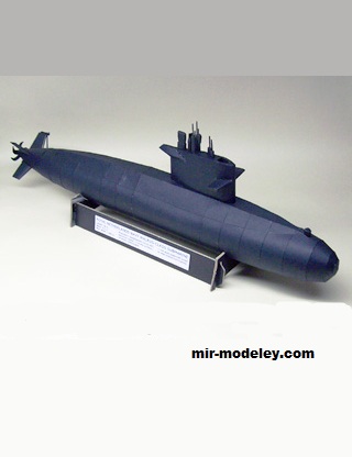 №17269 - Royal Netherlands Navy Walrus-class submarine (Ninjatoes) из бумаги