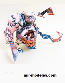 №17253 - Warcraft III Abomination (Ninjatoes) из бумаги