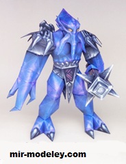 №17254 - Warcraft III The Faceless One (Ninjatoes) из бумаги