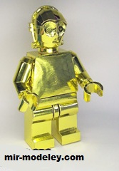 №17248 - LEGO 14k Gold C-3PO (Ninjatoes) из бумаги
