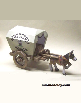 №17296 - The legend of Zelda Cremia’s wagon (Ninjatoes) из бумаги