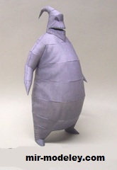 №17230 - The Nightmare Before Christmas / Kingdom Hearts Oogie Boogie (Ninjatoes) из бумаги