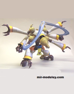 №17231 - Kingdom Hearts secret Boss Kurt Zisa (Ninjatoes) из бумаги