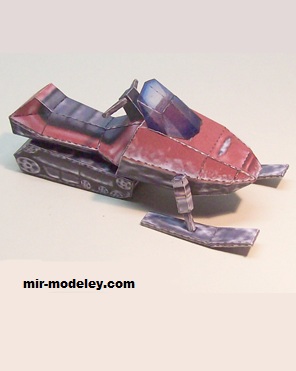 №17338 - Tomb Raider II Snowmobile (Ninjatoes) из бумаги