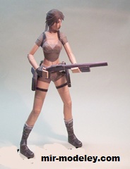 №17336 - Tomb Raider Legend Lara Croft (Ninjatoes) из бумаги