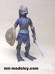 №17314 - The legend of Zelda Zora armor Link (Ninjatoes) из бумаги