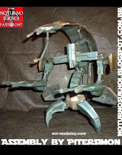 №17381 - Droideka (Noturno Sukhoi) из бумаги