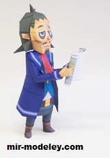 №17308 - The Legend of Zelda Captain Linebeck (Ninjatoes) из бумаги