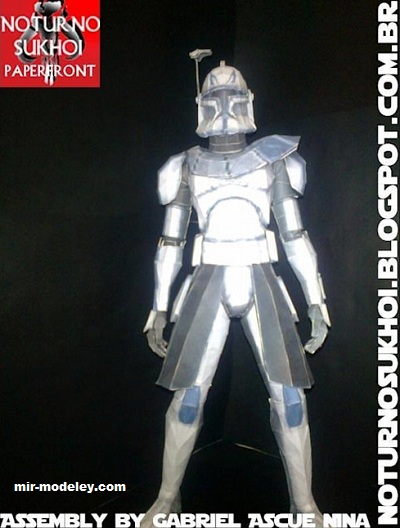 №17385 - Captain rex (Noturno Sukhoi) из бумаги
