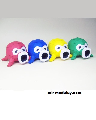 №17306 - The Legend of Zelda octoroks (Ninjatoes) из бумаги