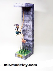 №17330 - Tomb Raider young Lara Croft vignette (Ninjatoes) из бумаги