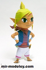 №17307 - The Legend of Zelda Tetra (Ninjatoes) из бумаги