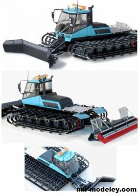 №17479 - Снегоуплотнительная машина Ohara DF 370 (Ohara Corp) из бумаги