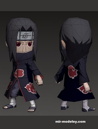 №17491 - Итачи Учиха / Itachi (Paperwar) из бумаги