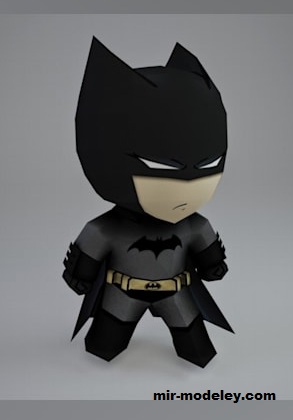 №17501 - Бэтмен / Batman (Paperwar) из бумаги