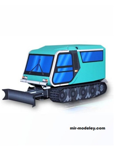 №17480 - Многоцелевая снегоуборочная машина Caliber (Ohara Corp) из бумаги